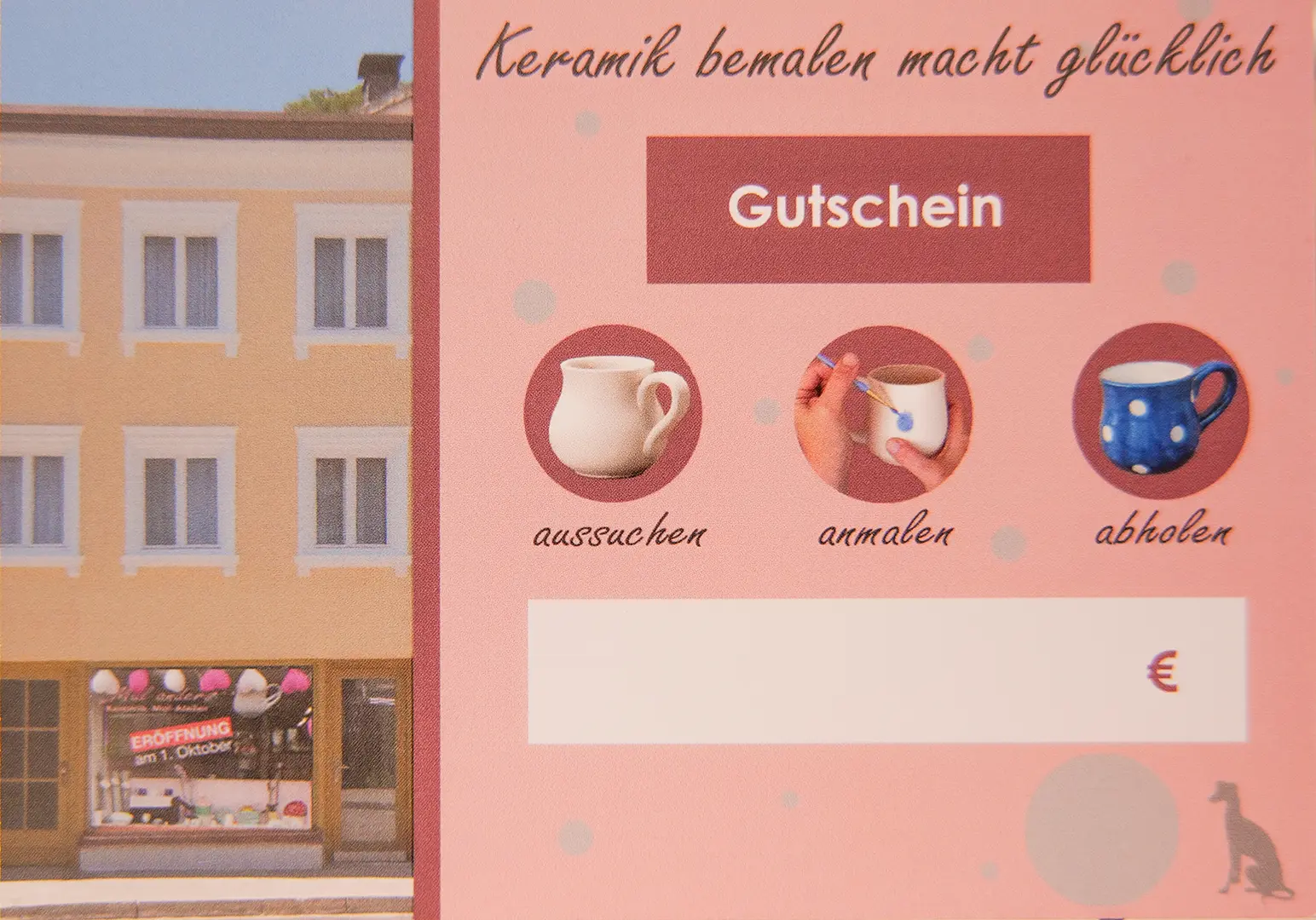 Gutschein Keramik mal anders Wolfratshausen