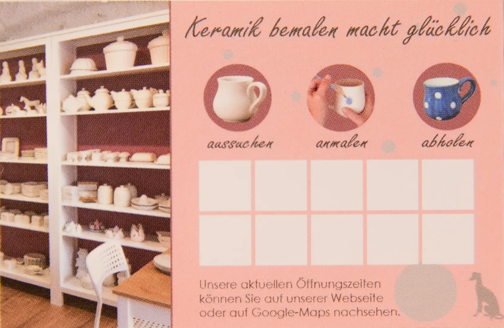 Stempelkarte Keramik mal anders Wolfratshausen